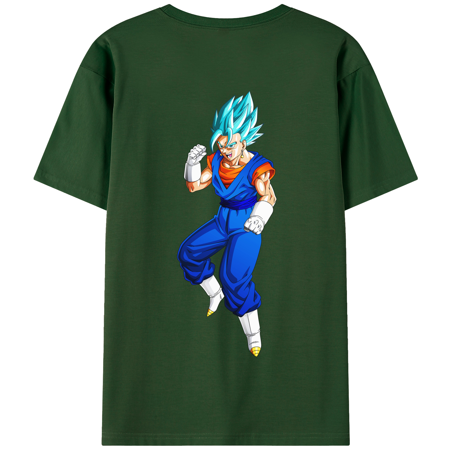 （画像用） ドラゴンボール ベジット DRAGON BALL Vegetto 綿100％半袖Tシャツ（背面プリント）